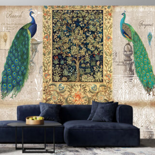 3D Peacock Customized Wallpaper DDS306