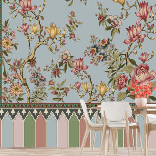 3D Floral Wallpaper DDS175