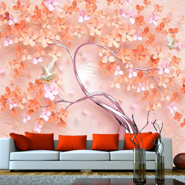 3D Floral Wallpaper DDS182