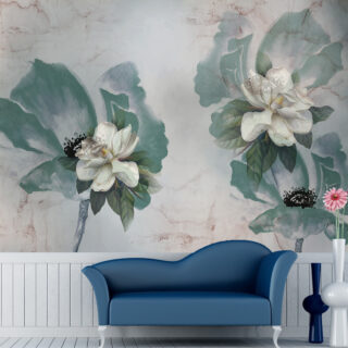 3D Floral Wallpaper DDS183