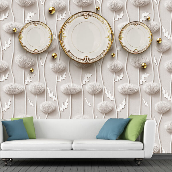 3D Floral Wallpaper DDS184
