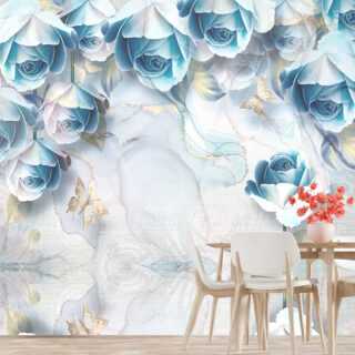 3D Floral Wallpaper DDS191