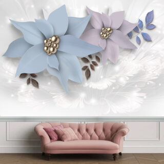 3D Floral Wallpaper DDS193