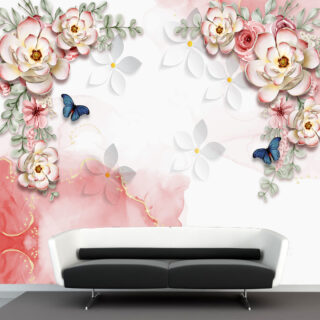 3D Floral Wallpaper DDS194