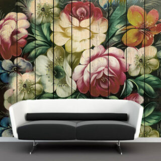 3D Floral Wallpaper DDS196