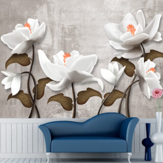 3D Floral Wallpaper DDS199