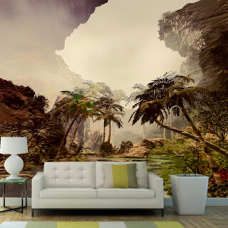 3D Tropical Tree Wallpaper DDS332