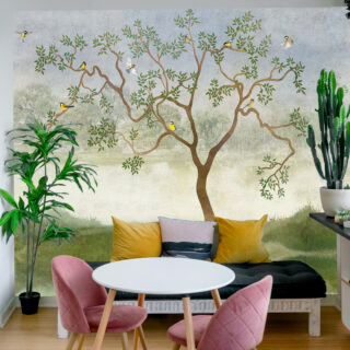 3D Tropical Tree Wallpaper DDS364 2