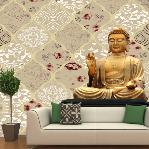 Buddha 3D Wallpaper DDS272