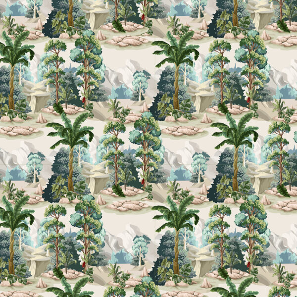 3D Tropical Tree Wallpaper DDS354 3