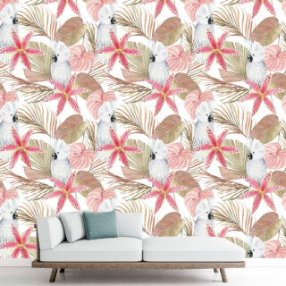 Customized Floral Wallpaper DDS045