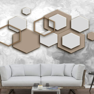 3D Geometric Wallpaper DDS090