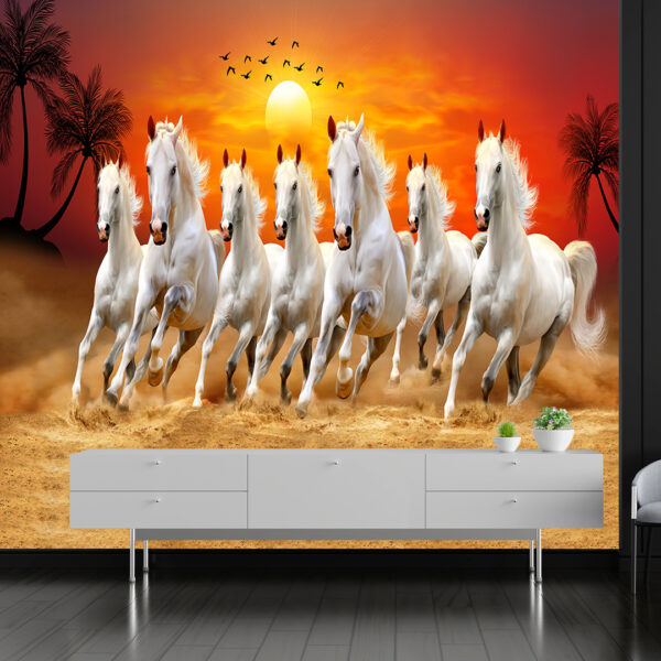 Customised 3D Horse Wallpaper DDS439