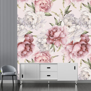 Abstract Floral Wallpaper DDS455