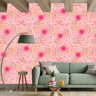 3D Floral Wallpaper DDS479 4