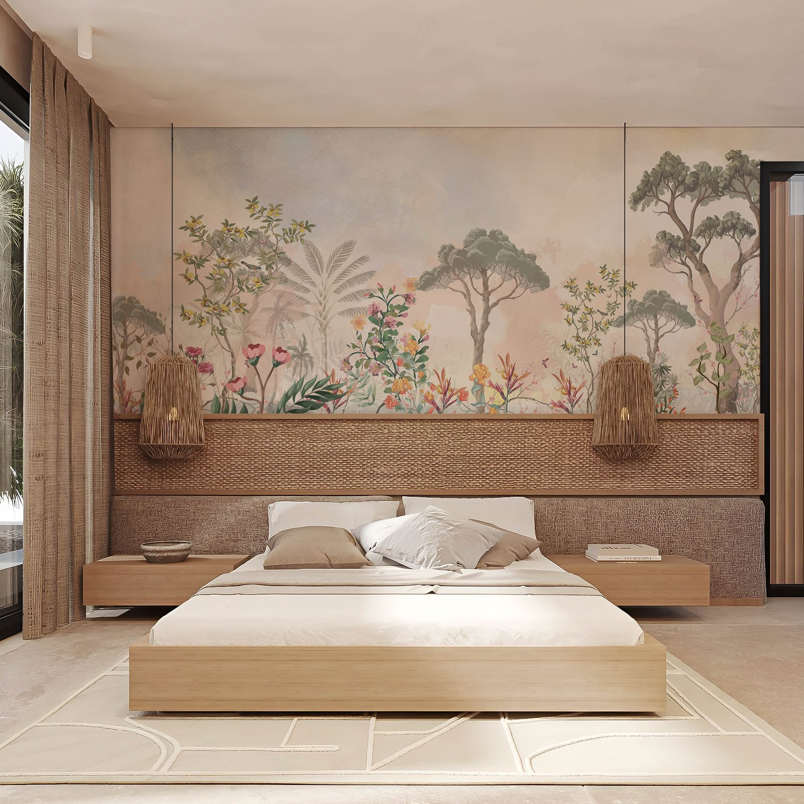 Tropical Garden ICustom Wallpaper