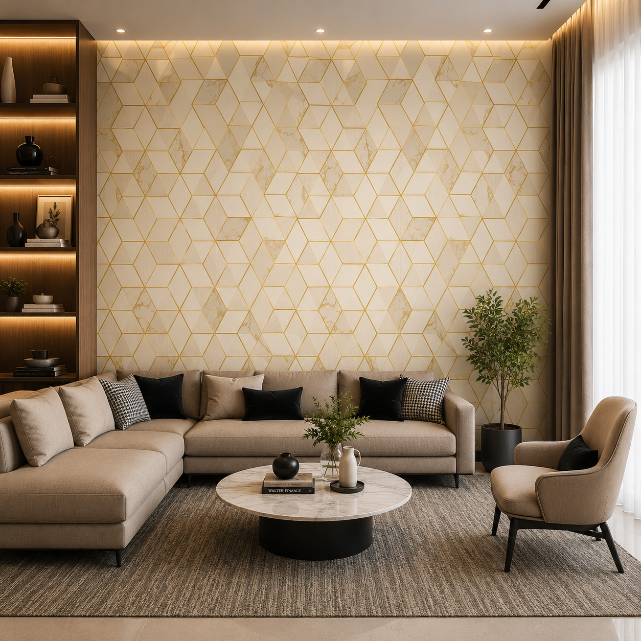 Lavender - PVC Wallpaper LV1034