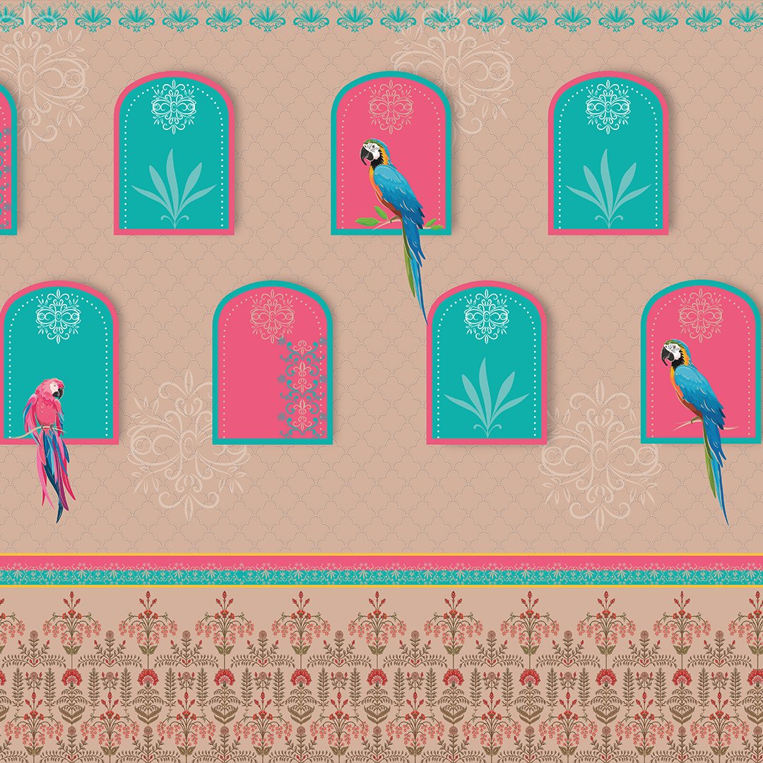 3D Parrot Customised Wallpaper DDS560 - Image 5