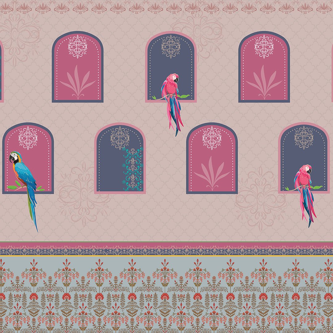 3D Parrot Customised Wallpaper DDS561 - Image 5