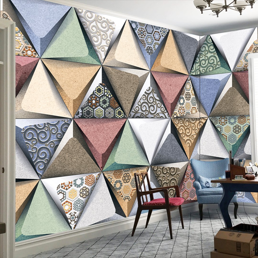 3D Geometrical Wallpaper DDS469