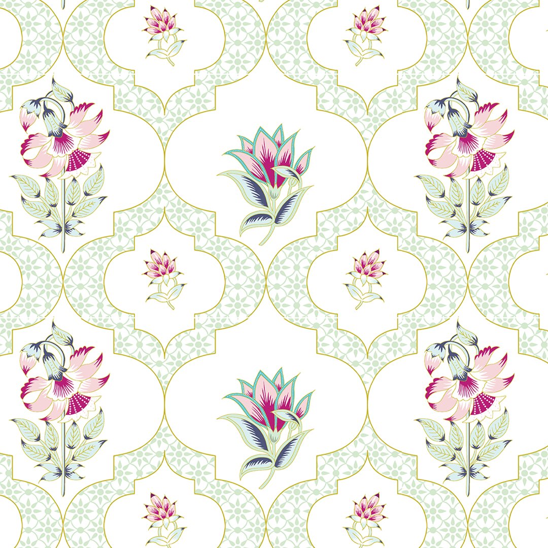 Abstract Floral Wallpaper DDS452 - Image 8