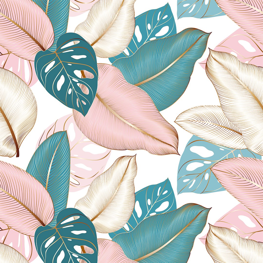 Luxurious 3D Leaf Wallpaper DDS357 - Image 4