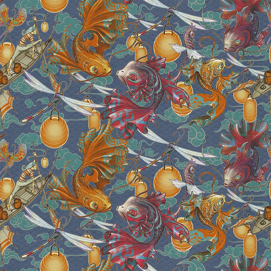 Under Water Sea Creatures Wallpaper DDS450 - Image 4