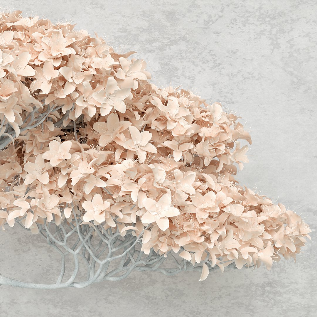 3D Peach Tree Wallpaper DDS141 - Image 4