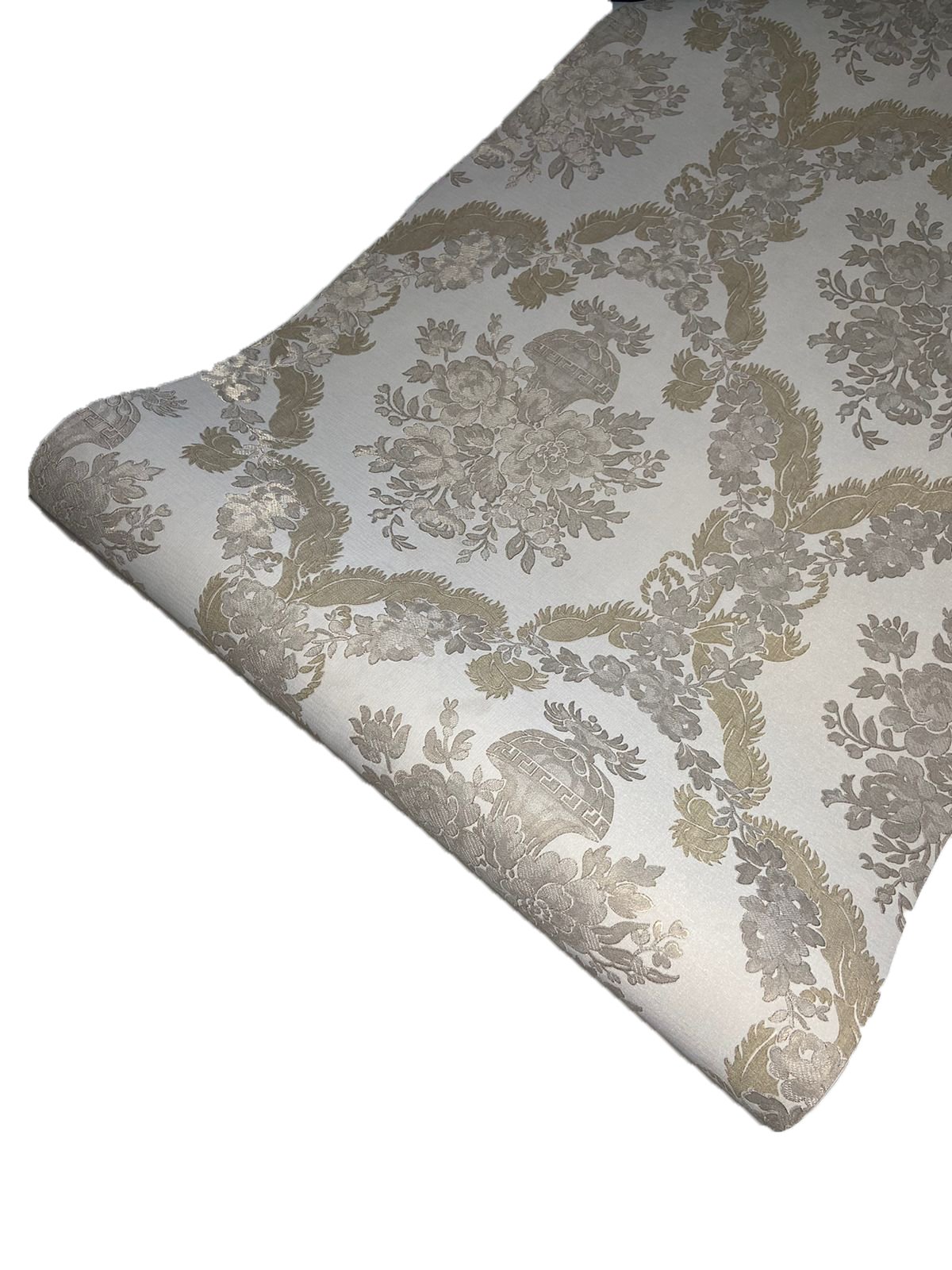 CM Floral Damask - PVC Wallpaper 1221