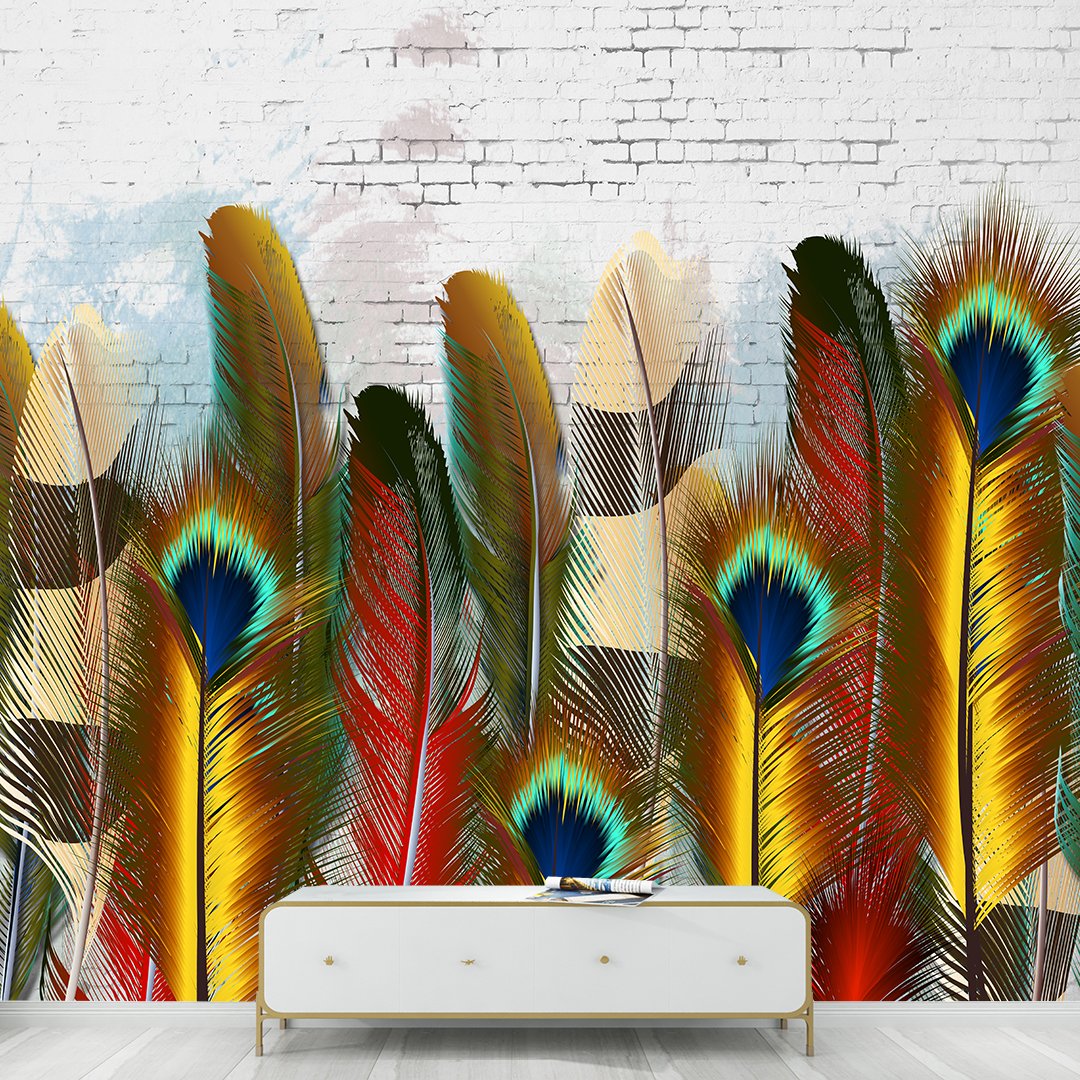 3D Feathers Wallpaper DDS109