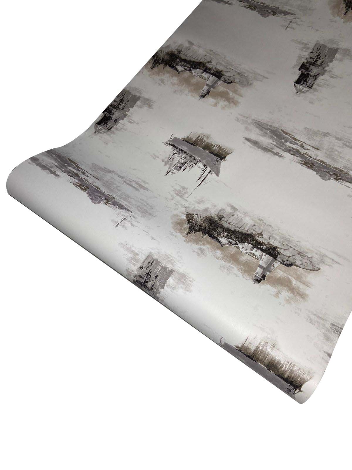 Ship Pattern - PVC Wallpaper 13231