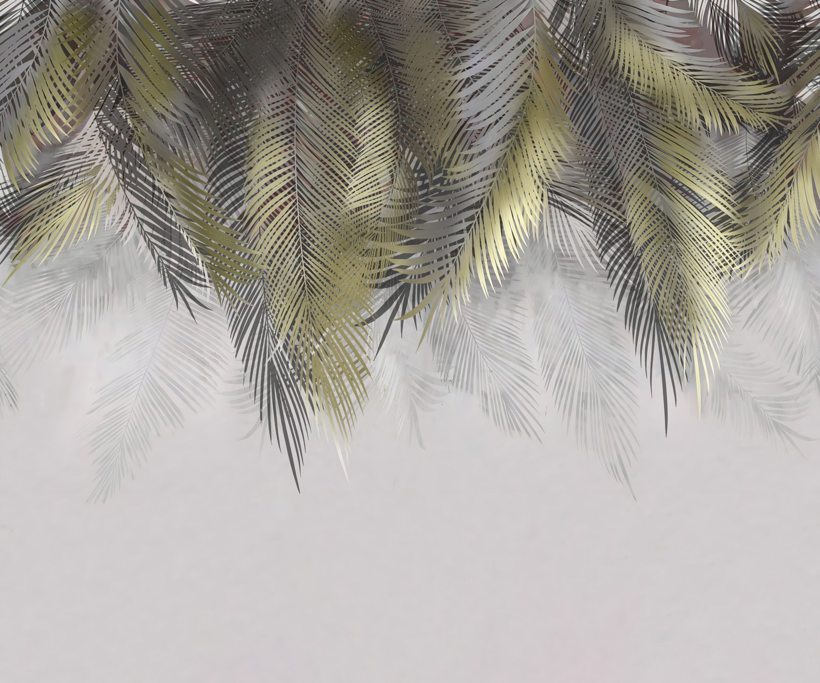 Tropical Big Leaves I Custom Wallpaper - Image 4
