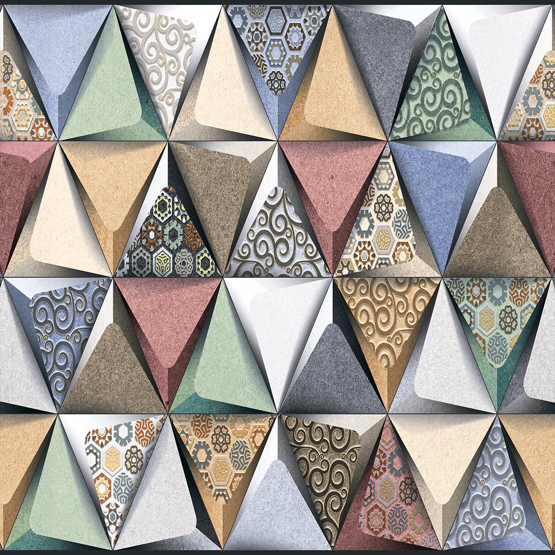 3D Geometrical Wallpaper DDS469 - Image 5