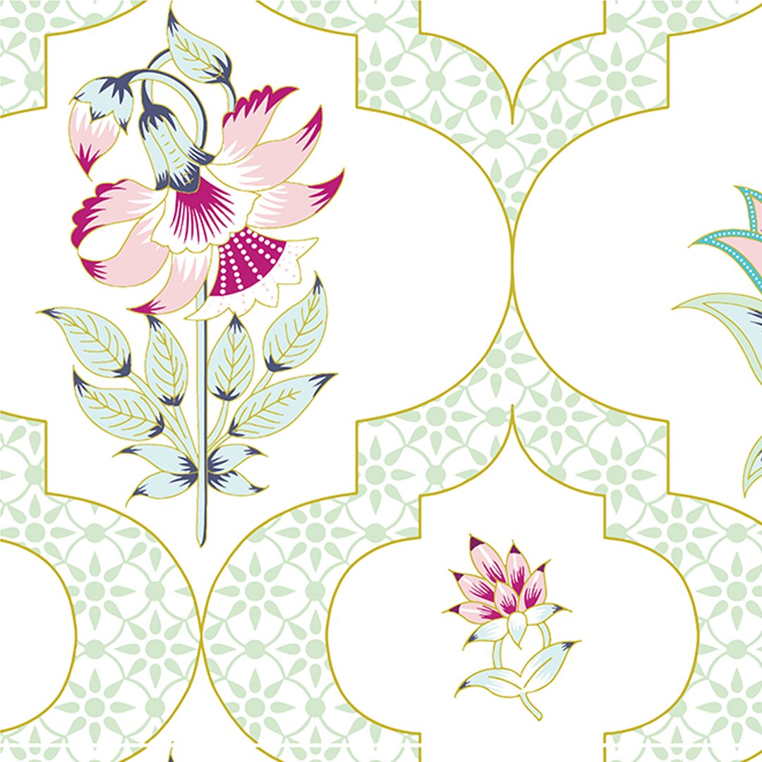 Abstract Floral Wallpaper DDS452 - Image 7