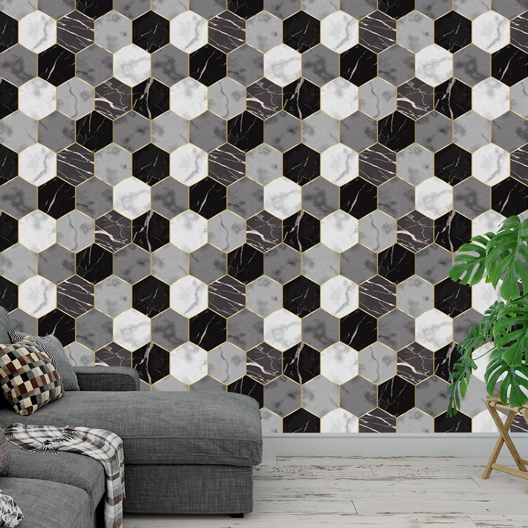 3D Geometrical Wallpaper DDS480 - Image 3