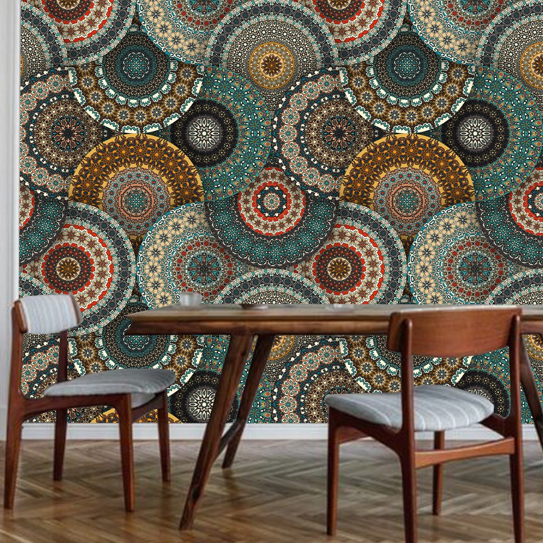 Customized 3D Traditional Wallpaper DDS493 - Image 3
