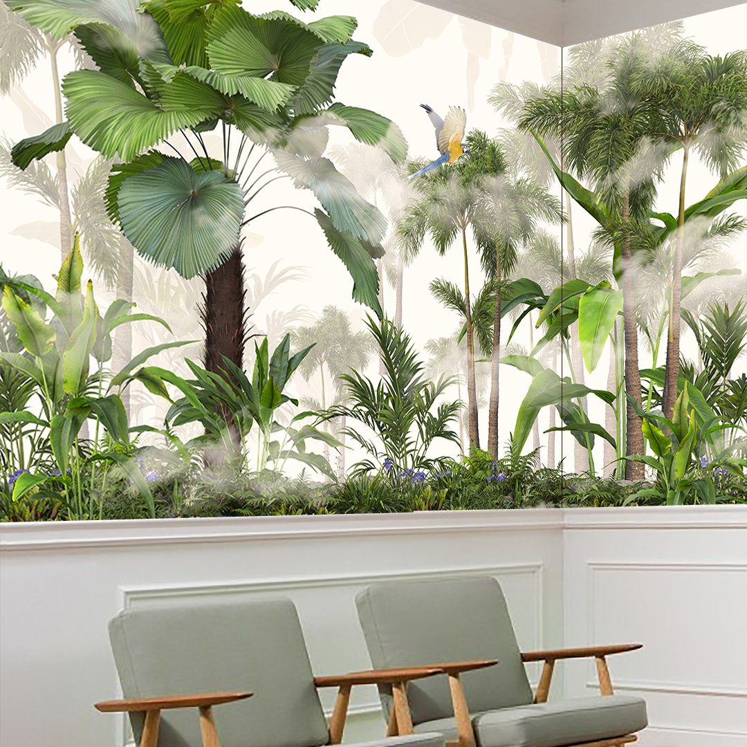 3D Tropical Tree Wallpaper DDS384 - Image 2