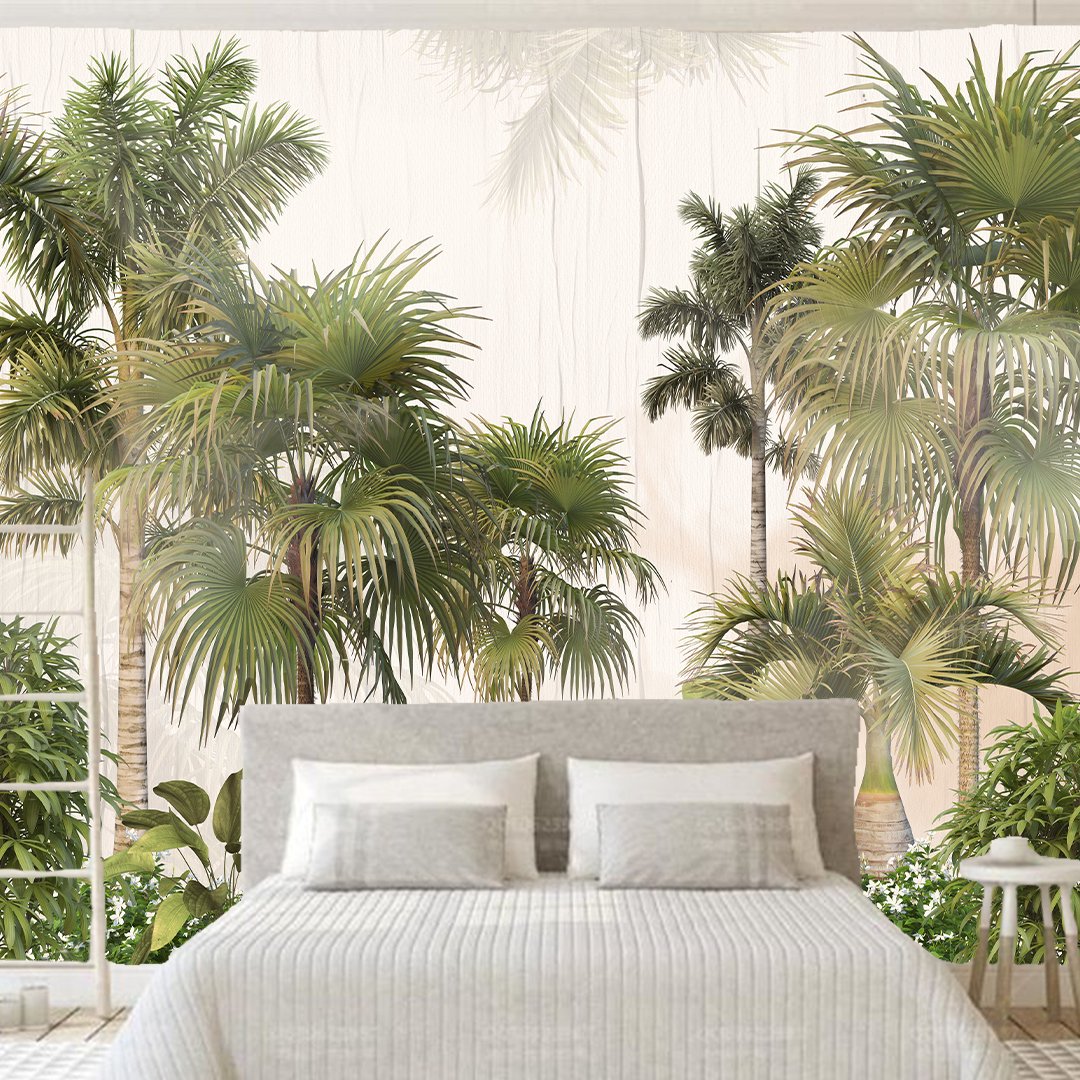3D Tropical Tree Wallpaper DDS385 - Image 2
