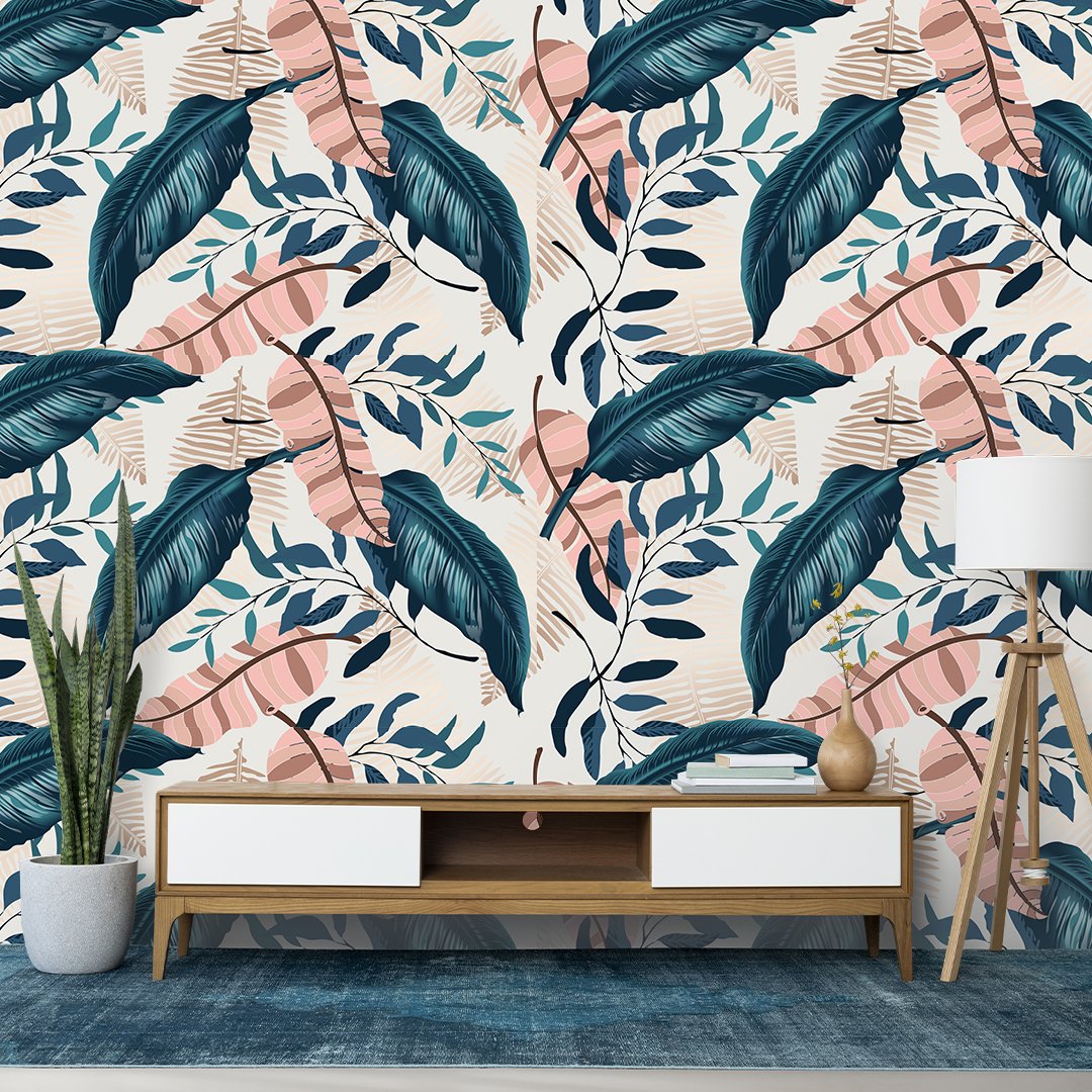 Luxurious 3D Leaf Wallpaper DDS342 - Image 2