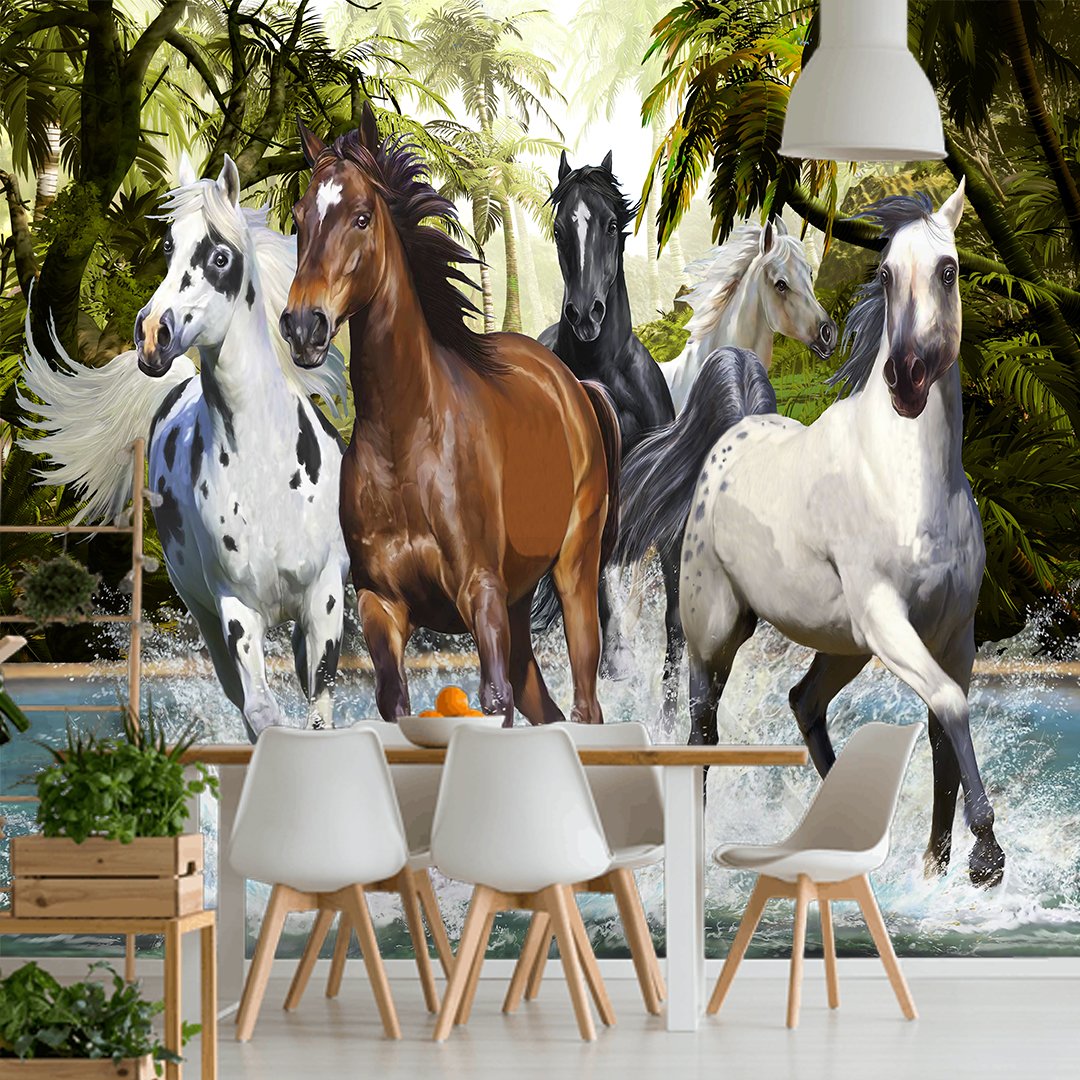 Customised 3D Horse Wallpaper DDS371 - Image 2
