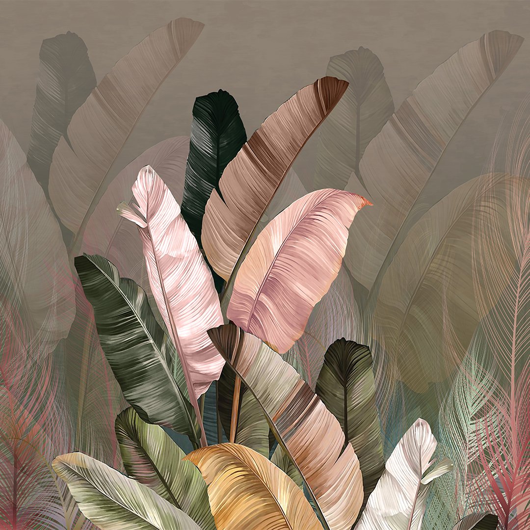 Luxurious 3D Leaf Wallpaper DDS443 - Image 6