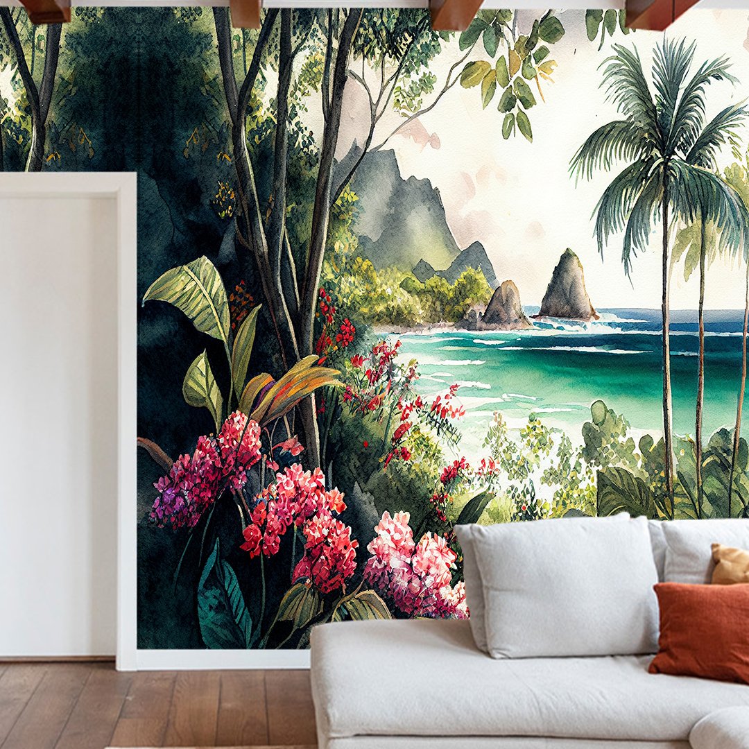 3D Tropical Wallpaper DDS529 - Image 3