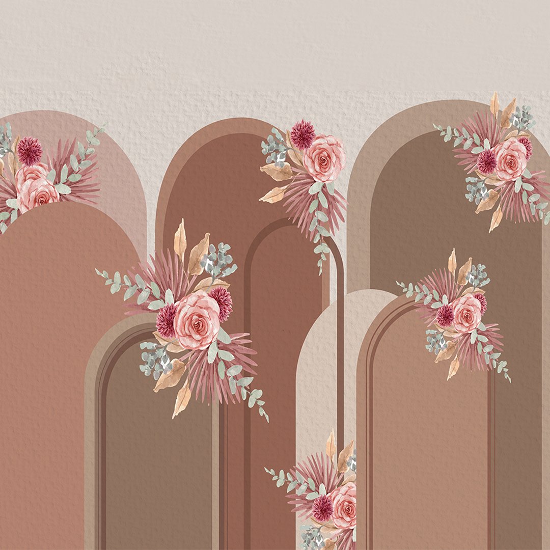 3D Floral Wallpaper DDS444 - Image 6