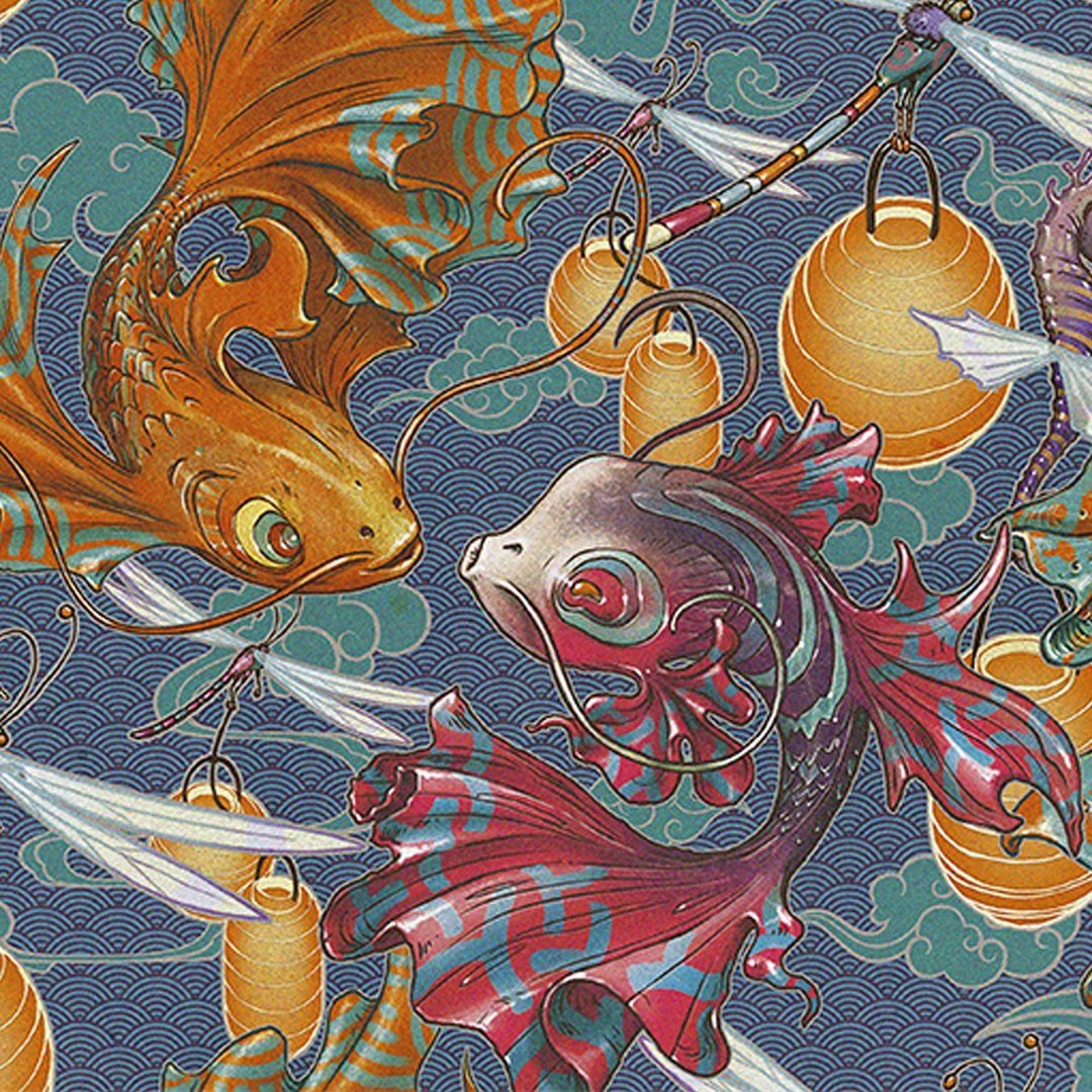 Under Water Sea Creatures Wallpaper DDS450 - Image 3