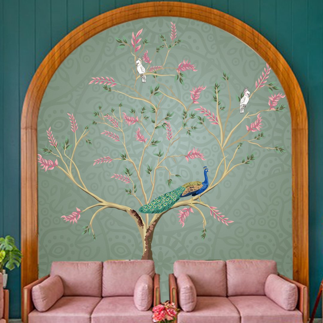 Peacock Customized Wallpaper DDS545 - Image 2