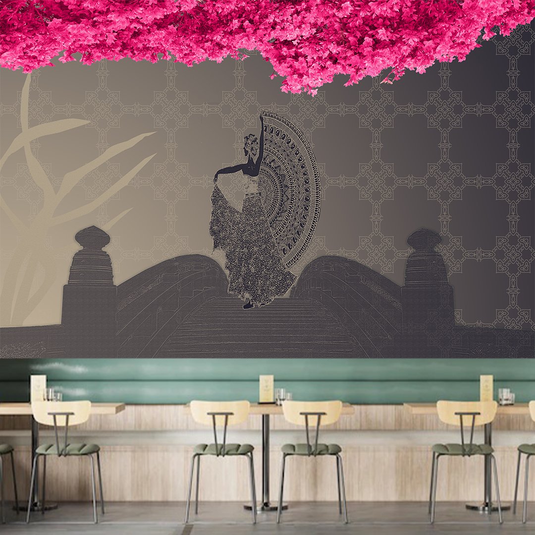 Cafe Wallpaper DDS249