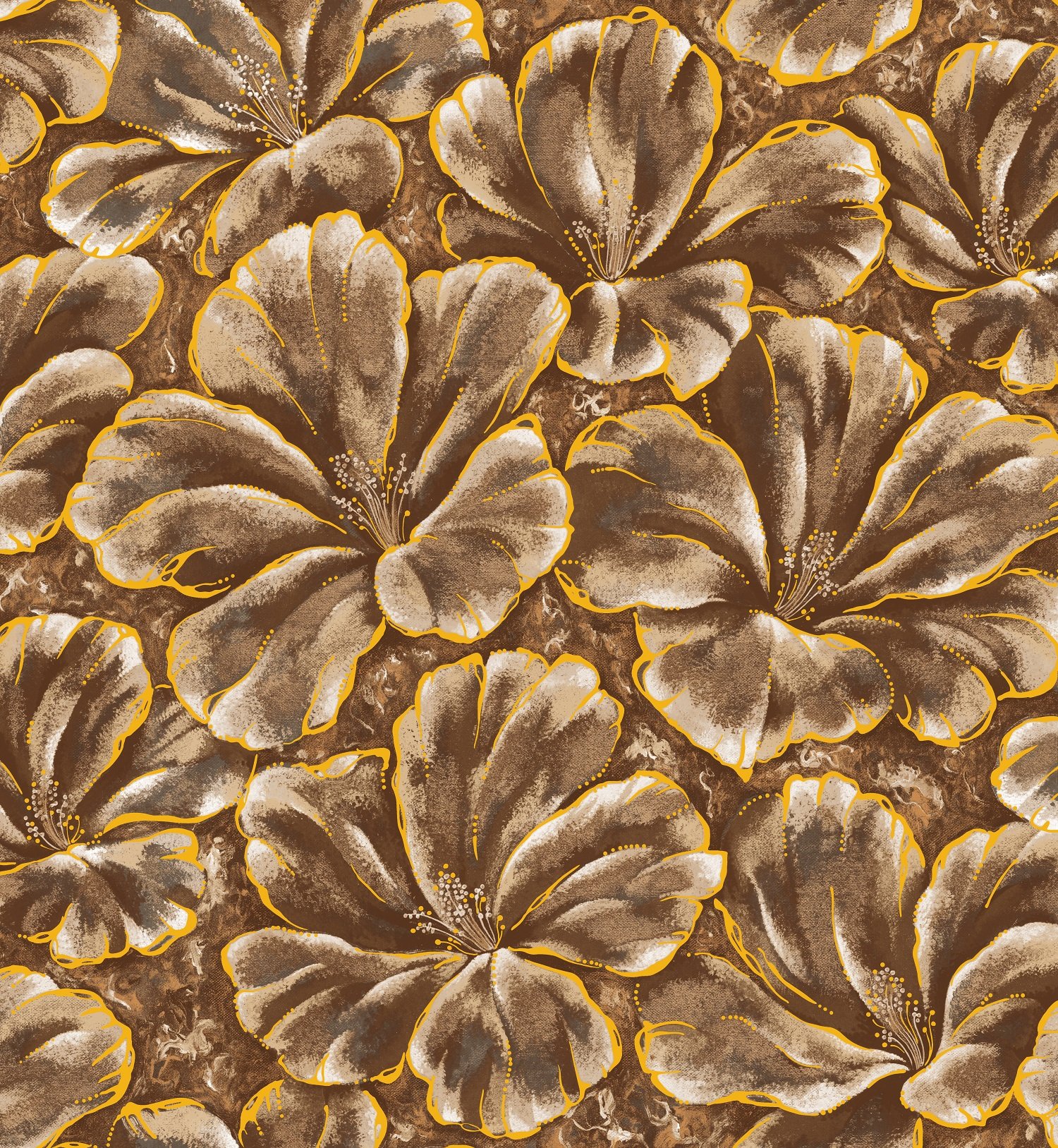 Tulip Silk Fabric Dotted Floral Sewing - Image 2