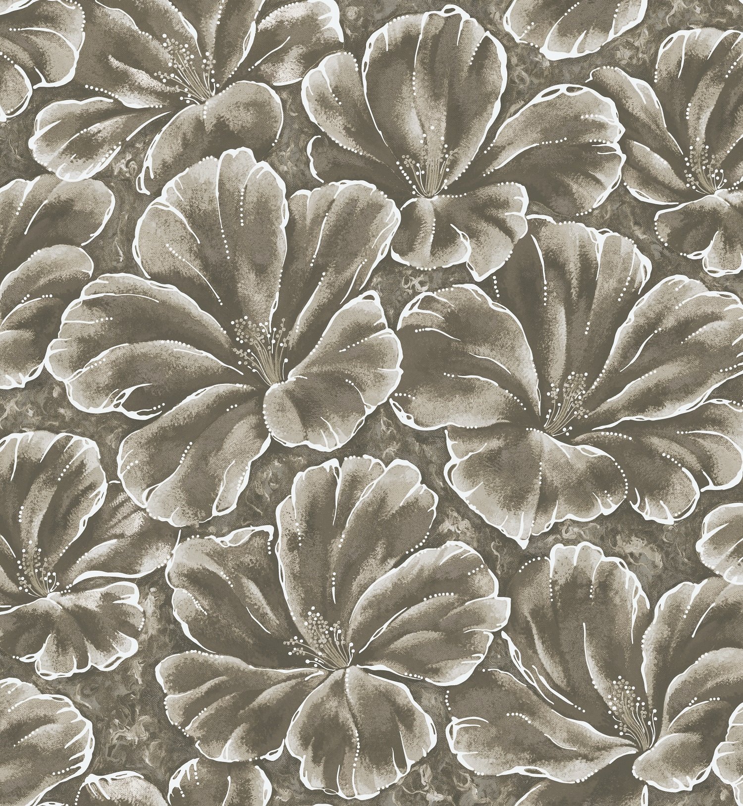 Tulip Silk Fabric Dotted Floral Sewing