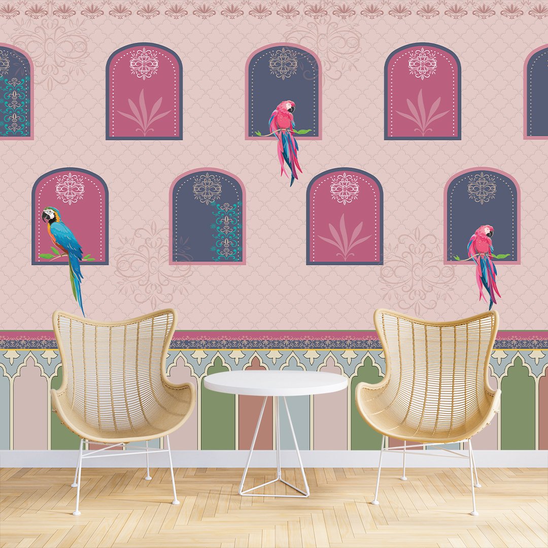 3D Parrot Customised Wallpaper DDS562 - Image 4