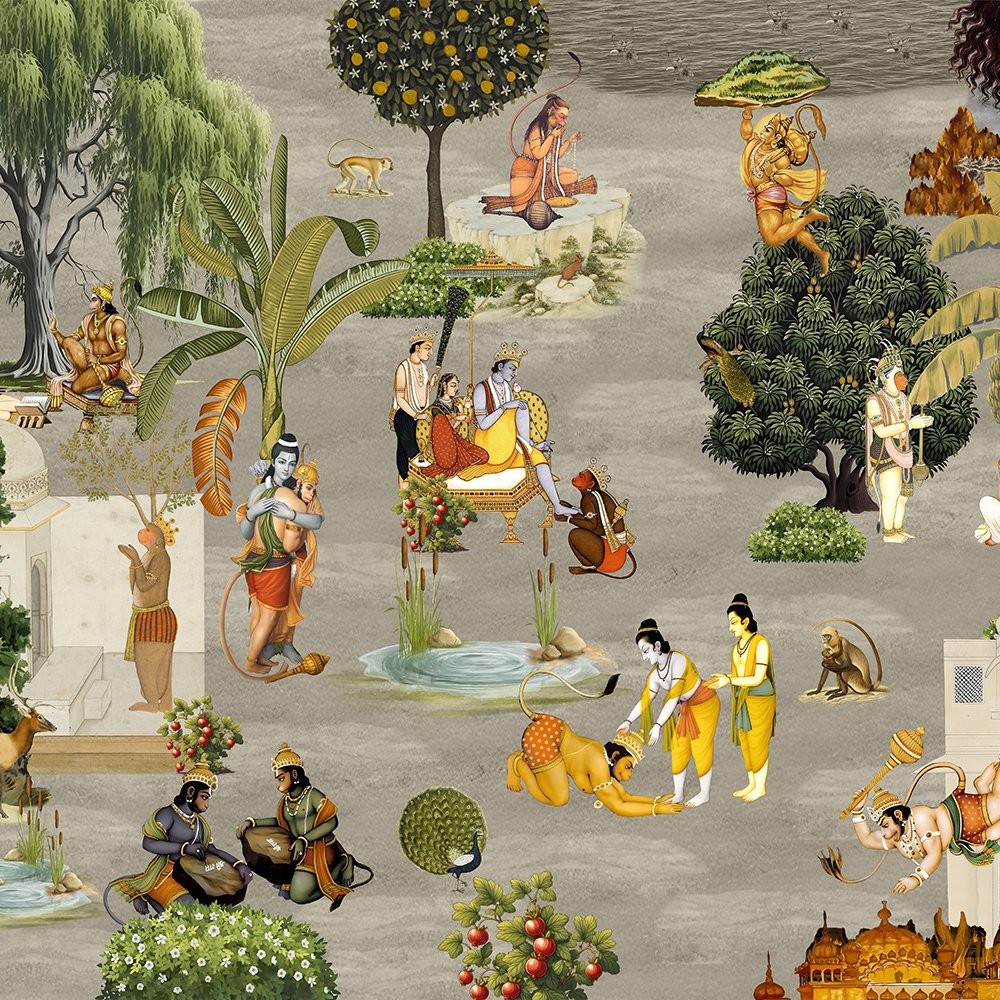 Ramayana I Ram Darbar I Spritual Custom Wallpaper 2